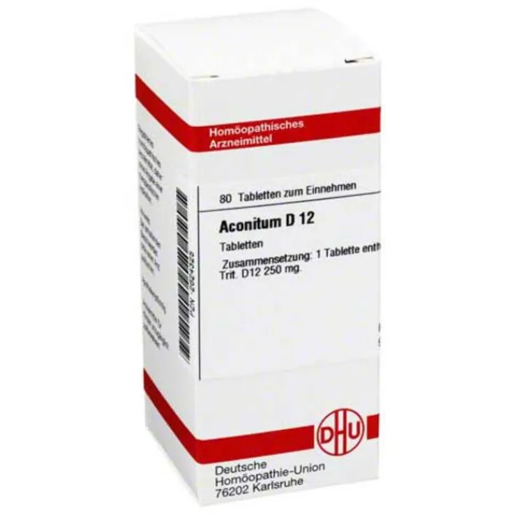DHU Aconitum D 12 Tabletten, 80 St