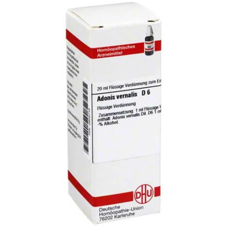 DHU Adonis vernalis D 6 Dilution, 20 ml