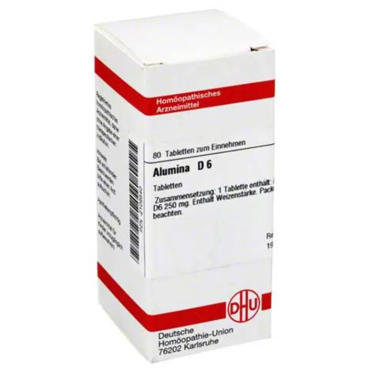 DHU Alumina D 6 Tabletten, 80 St