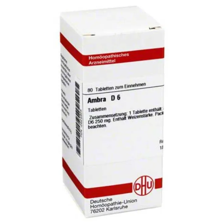 DHU Ambra D 6 Tabletten, 80 St