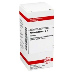 DHU Aurum jodatum D 6 Tabletten, 80 St