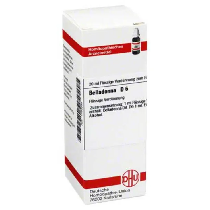 DHU Belladonna D 6 Dilution, 20 ml