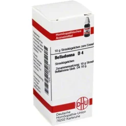 DHU Belladonna D 4 Globuli, 10 g