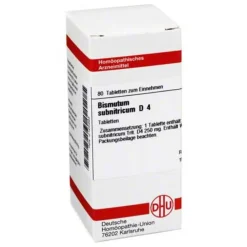 DHU Bismutum Subnitricum D 4 Tabletten, 80 St