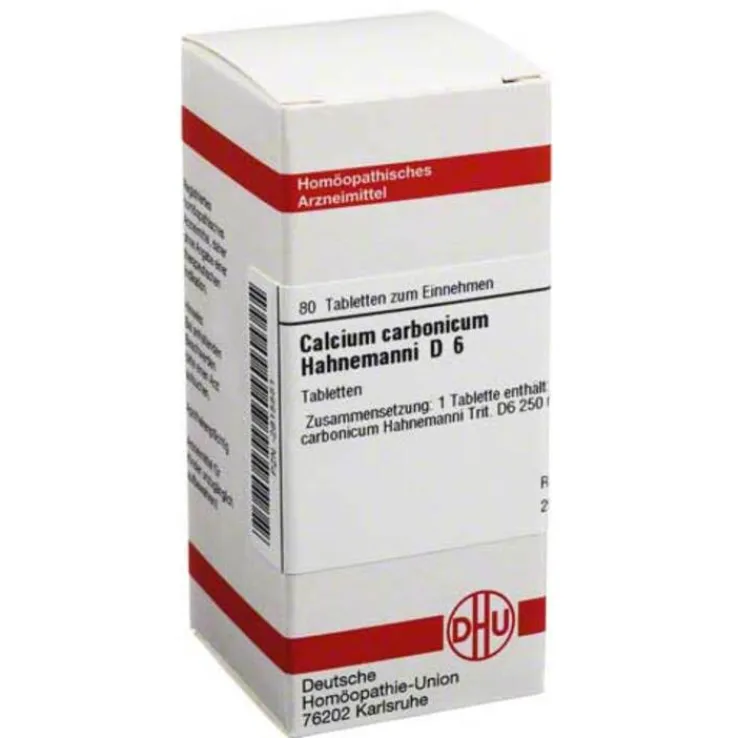 DHU Calcium carbonicum D 6 Table, 80 St