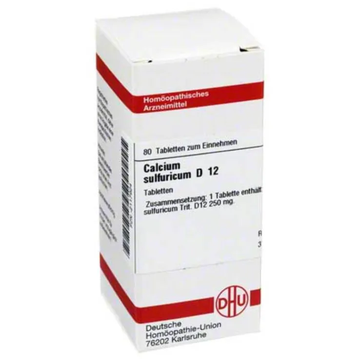DHU Calcium sulfuricum D 12 Tabletten, 80 St