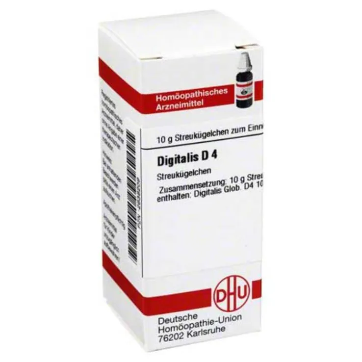 DHU Digitalis D 4 Globuli, 10 g