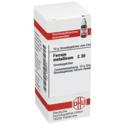 DHU Ferrum metallicum C 30 Globuli, 10 g