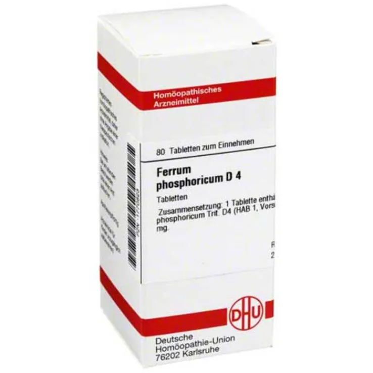 DHU Ferrum phosphoricum D 4 Tabletten, 80 St