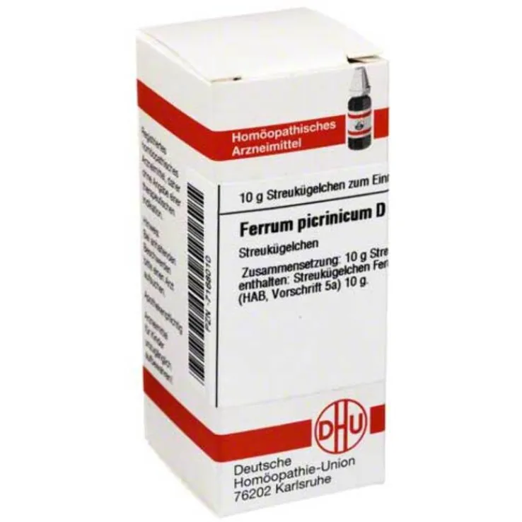 DHU Ferrum picrinicum D 6 Globuli, 10 g