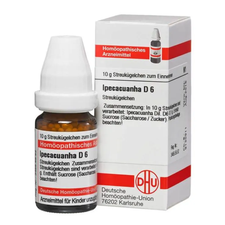 DHU Ipecacuanha D 6 Globuli, 10 g