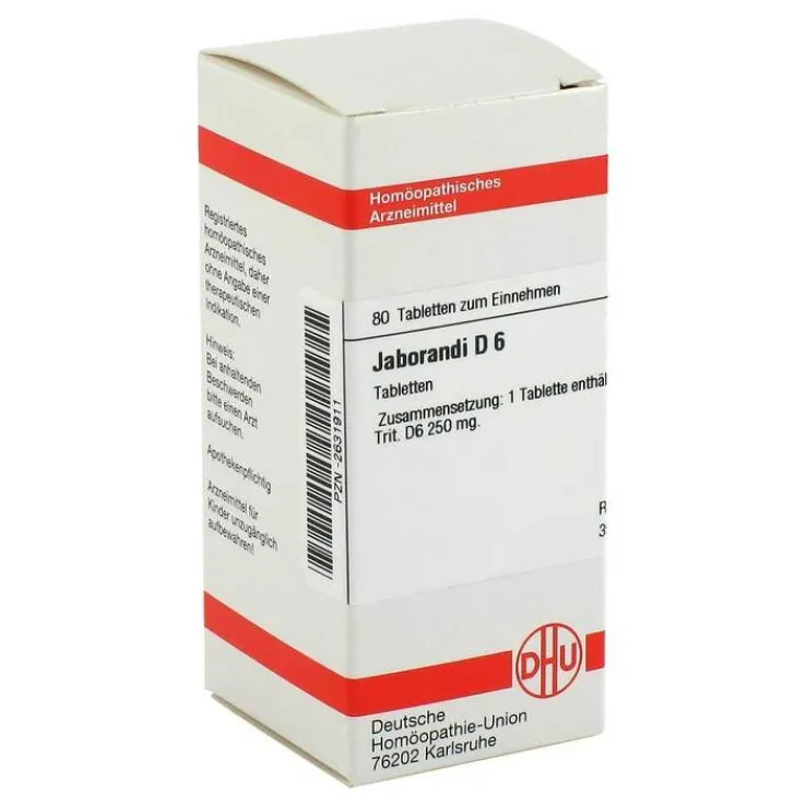 DHU Jaborandi D 6 Tabletten, 80 St