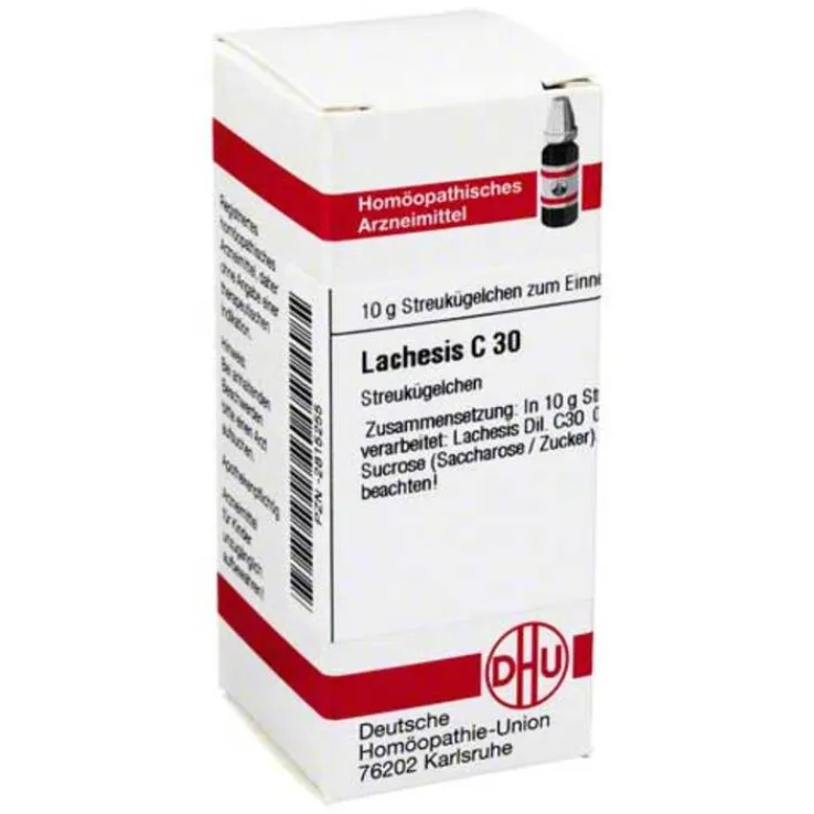 DHU Lachesis C 30 Globuli, 10 g