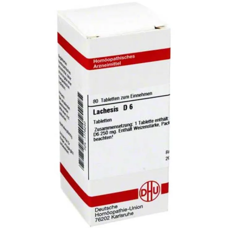DHU Lachesis D 6 Tabletten, 80 St