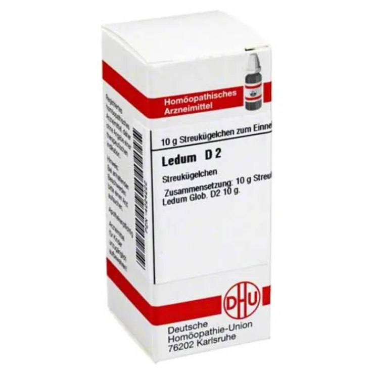 DHU Ledum D 2 Globuli, 10 g