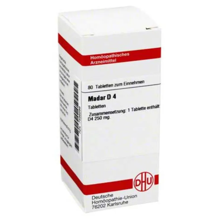 DHU Madar D 4 Tabletten, 80 St