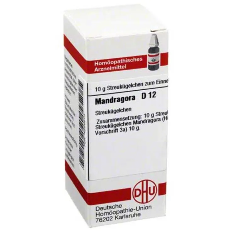 DHU Mandragora D 12 Globuli, 10 g