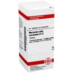 DHU Mercurius sublimatus corrosivus D 12 Tabletten, 80 St