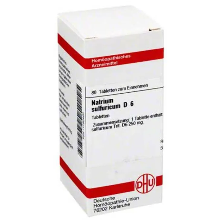 DHU Natrium sulfuricum D 6 Tabletten, 80 St