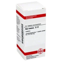 DHU Nux vomica D 12 Tabletten, 80 St