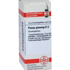 DHU Panax Ginseng D 3 Globuli, 10 g