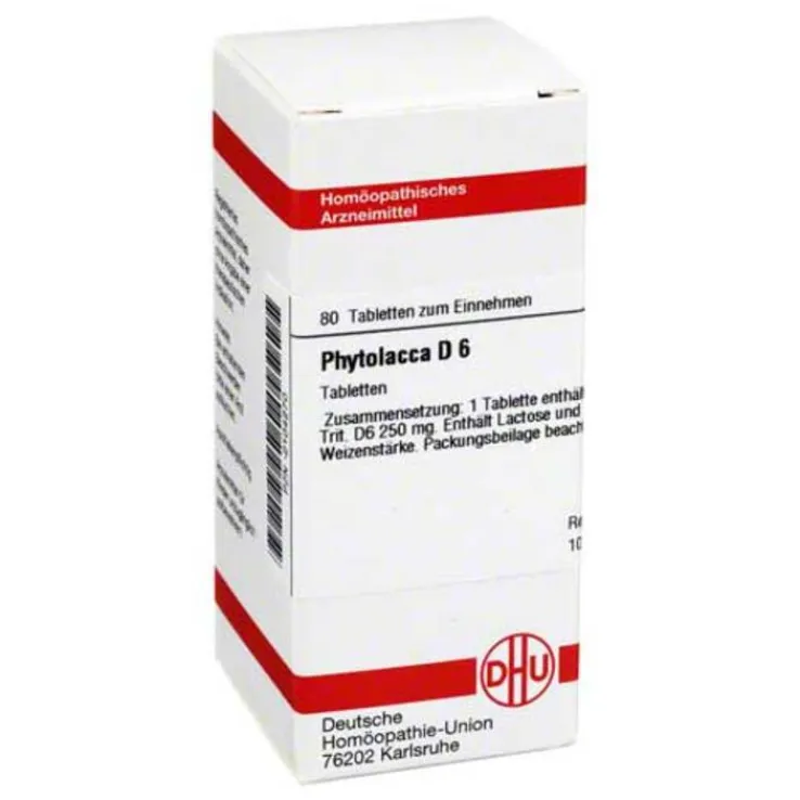 DHU Phytolacca D 6 Tabletten, 80 St