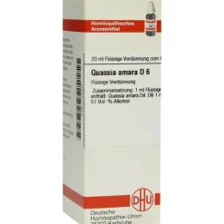 DHU Quassia D 6 Dilution, 20 ml