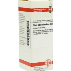 DHU Rhus toxicodendron D 6 Dilution, 20 ml