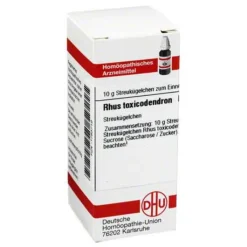 DHU Rhus toxicodendron D 4 Globuli, 10 g