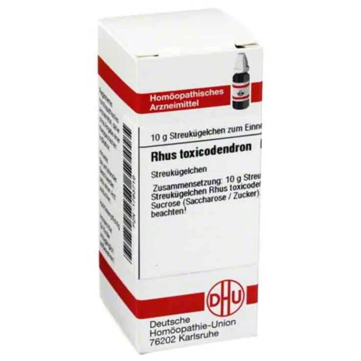 DHU Rhus toxicodendron D 4 Globuli, 10 g