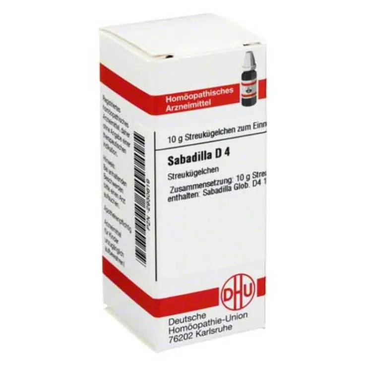 DHU Sabadilla D 4 Globuli, 10 g