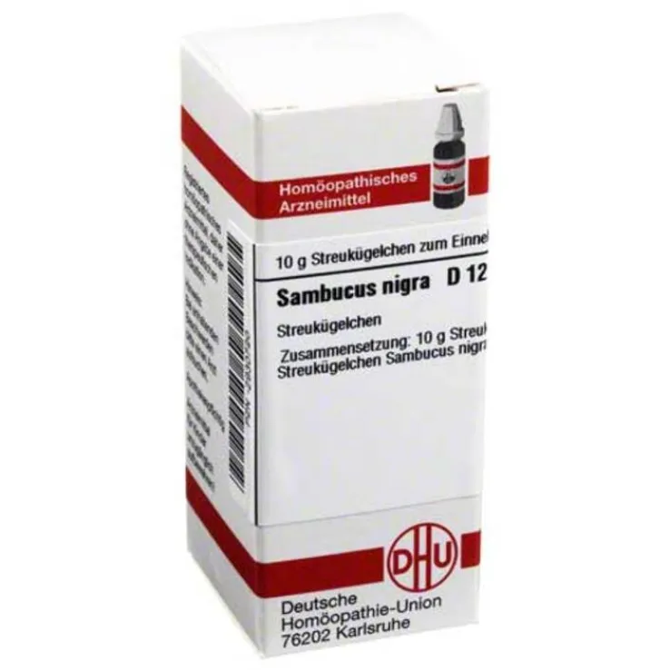 DHU Sambucus nigra D 12 Globuli, 10 g