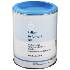 DHU Schüßler-Salz Nr. 6 Kalium sulfuricum D3 Tabletten, 1000 St