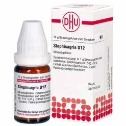 DHU Staphisagria D 12 Globuli, 10 g