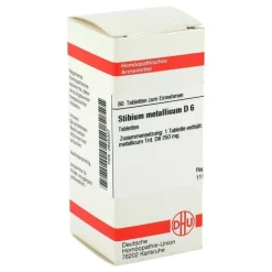 DHU Stibium metallicum D 6 Tabletten, 80 St