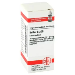 DHU Sulfur C 200 Globuli, 10 g