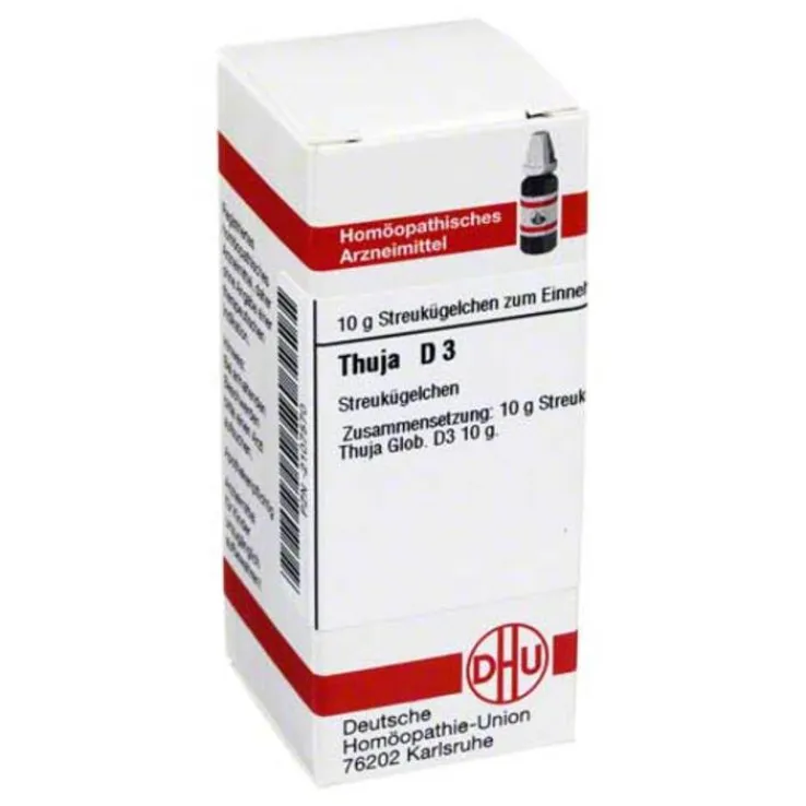 DHU Thuja D 3 Globuli, 10 g