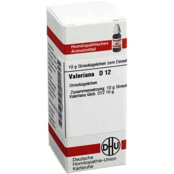 DHU Valeriana D 12 Globuli, 10 g