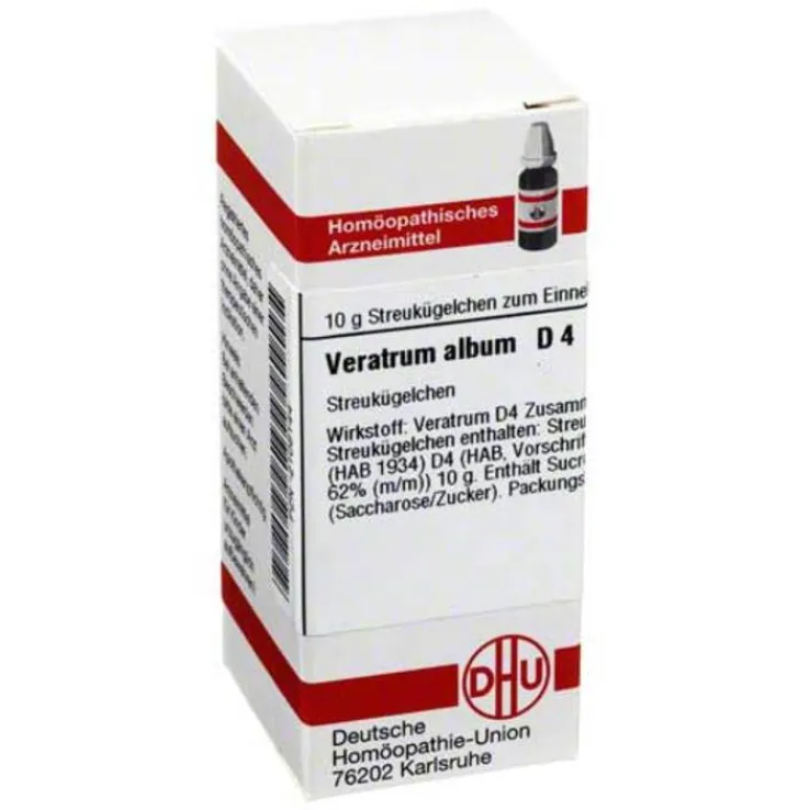 DHU Veratrum album D 4 Globuli, 10 g