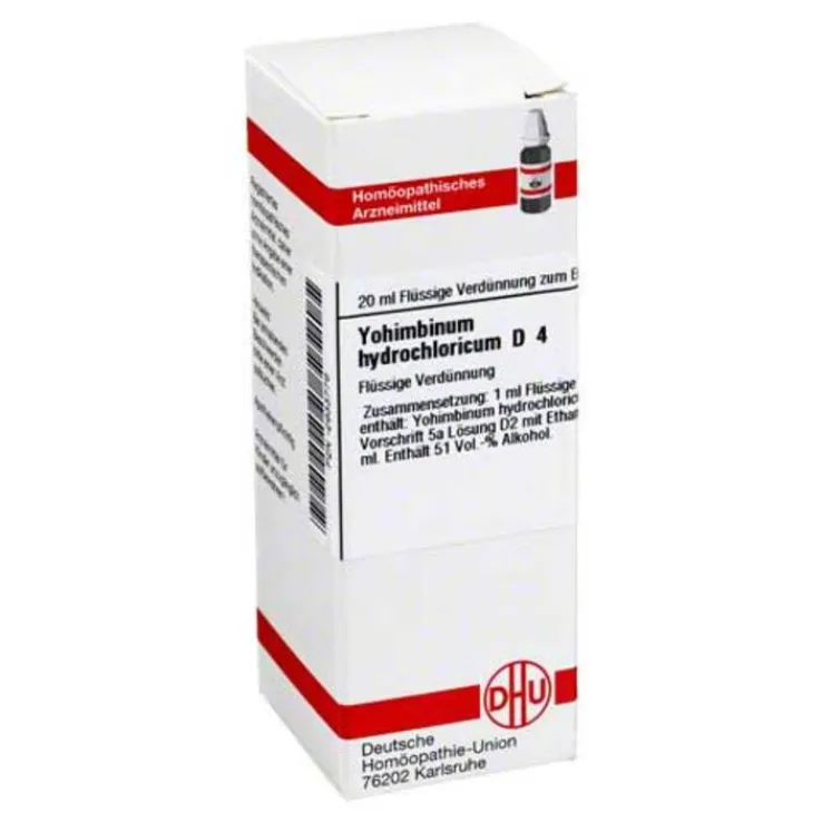 DHU Yohimbinum hydrochloricum D 4 Dilution, 20 ml