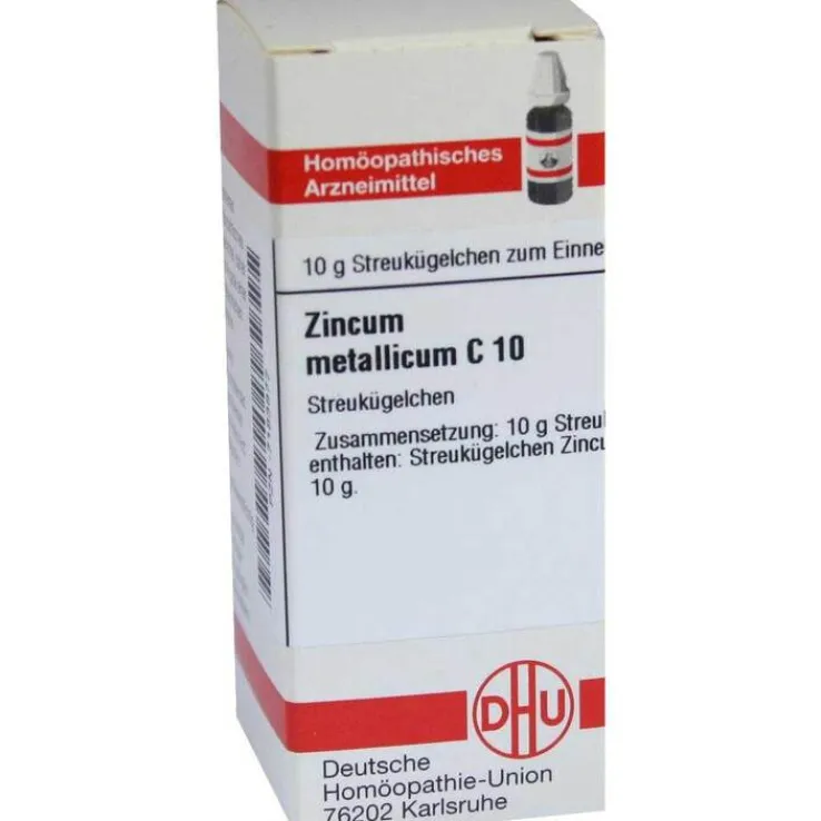 DHU Zincum metallicum C 10 Globuli, 10 g