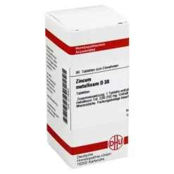 DHU Zincum metallicum D 30 Tabletten, 80 St