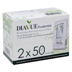 Diavue Prudential Blutzuckerteststreifen, 2X50 St