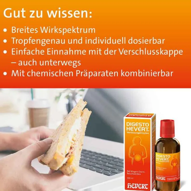 Digesto Hevert Verdauungstropfen, 100 ml