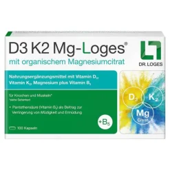 D3 K2 MG-Loges Kapseln, 100 St