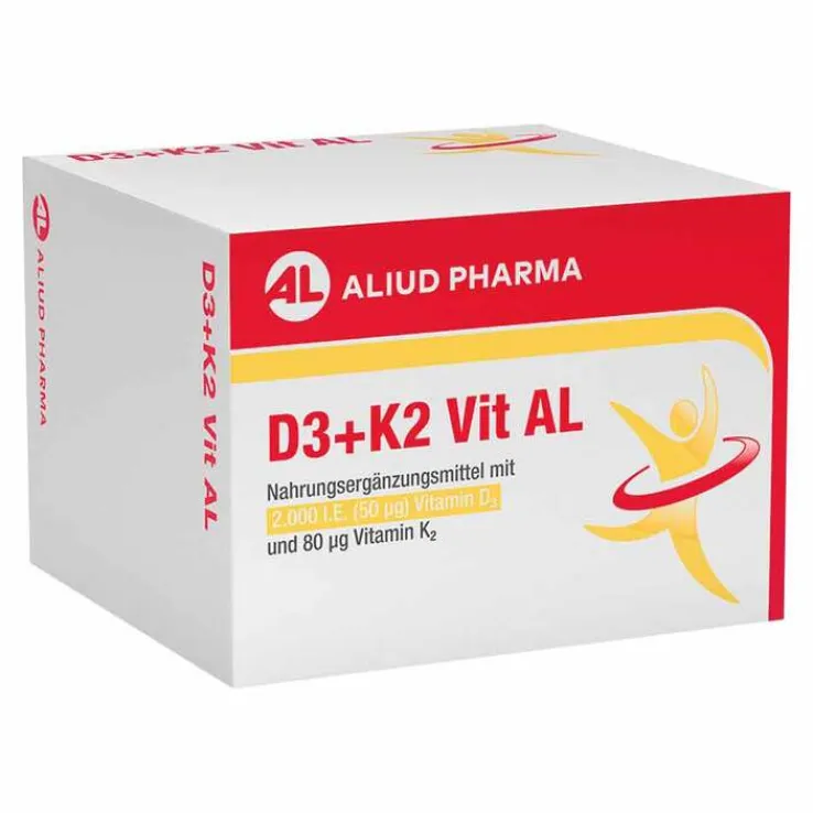 D3 + K2 Vit AL 2000 I.E. / 80 µg Kapseln, 90 St