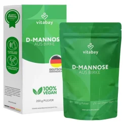 D-Mannose Pulver aus Birke vegan Diätetikum, 200 g