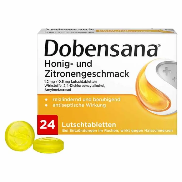 Dobensana® Lutschtabletten Honig- und Zitronengeschmack, 24 St