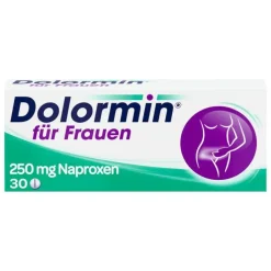 Dolormin für Frauen bei Menstruationsbeschwerden mit Naproxen, 30 St