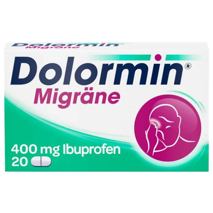 Dolormin® Migräne bei Migräneattacken, 20 St